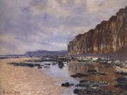 Claude Monet Low Tide at Varengeville painting